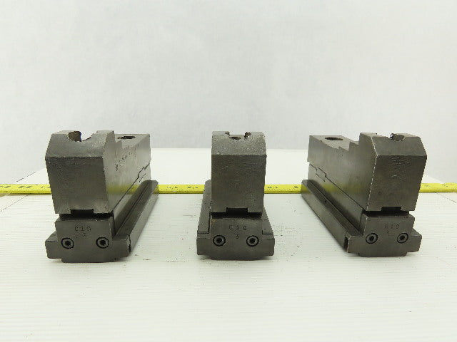 Daco W89042LFM Square Serrated Chuck Top Jaw Tongue & Groove Master Set Of 3