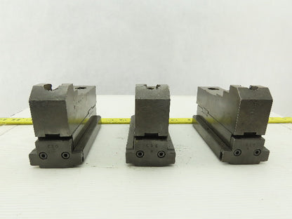 Daco W89042LFM Square Serrated Chuck Top Jaw Tongue & Groove Master Set Of 3