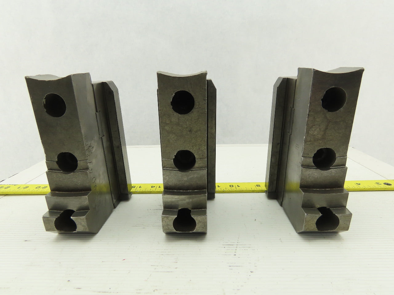 Daco W89042LFM Square Serrated Chuck Top Jaw Tongue & Groove Master Set Of 3