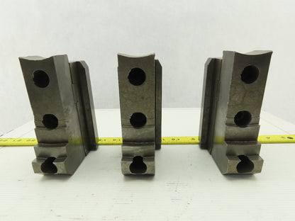 Daco W89042LFM Square Serrated Chuck Top Jaw Tongue & Groove Master Set Of 3