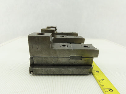 Square Serrated Chuck Hard Master Jaw W/ Top Jaw Set of 3