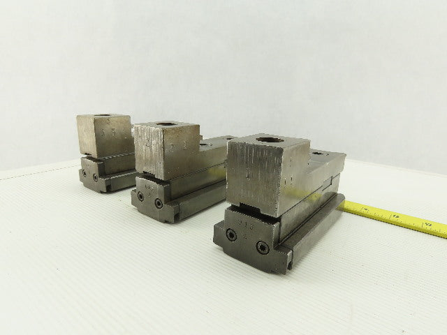 Square Serrated Chuck Hard Master Jaw W/ Top Jaw Set of 3