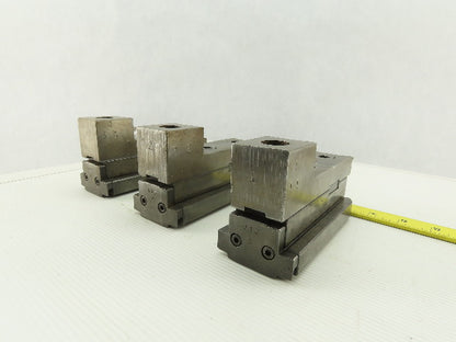 Square Serrated Chuck Hard Master Jaw W/ Top Jaw Set of 3