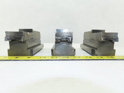 Square Serrated Chuck Hard Master Jaw W/ Top Jaw Set of 3