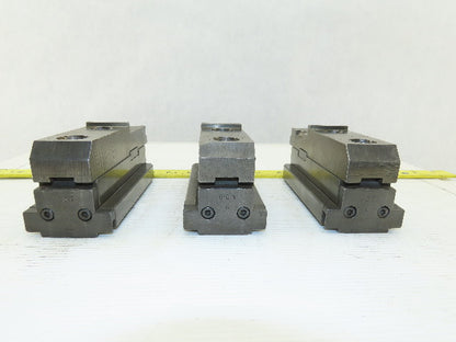 Square Serrated Chuck Hard Master Jaw W/ Top Jaw Set of 3
