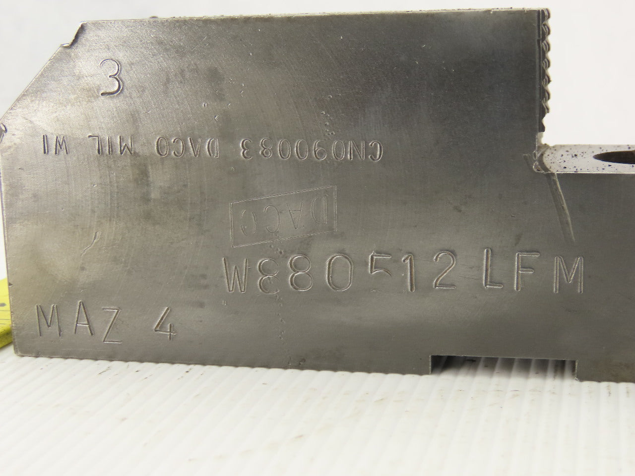 Daco W880512LFM Lathe Chuck OD Step Soft Top Jaw Set Of 3