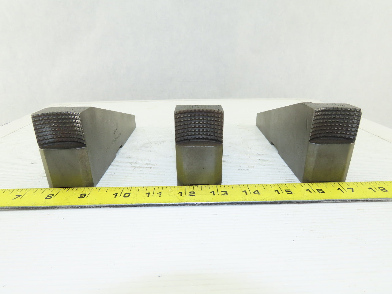 Huron W86003B LFM Lathe Chuck OD Step Soft Top Jaw Set Of 3
