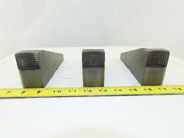 Huron W86003B LFM Lathe Chuck OD Step Soft Top Jaw Set Of 3