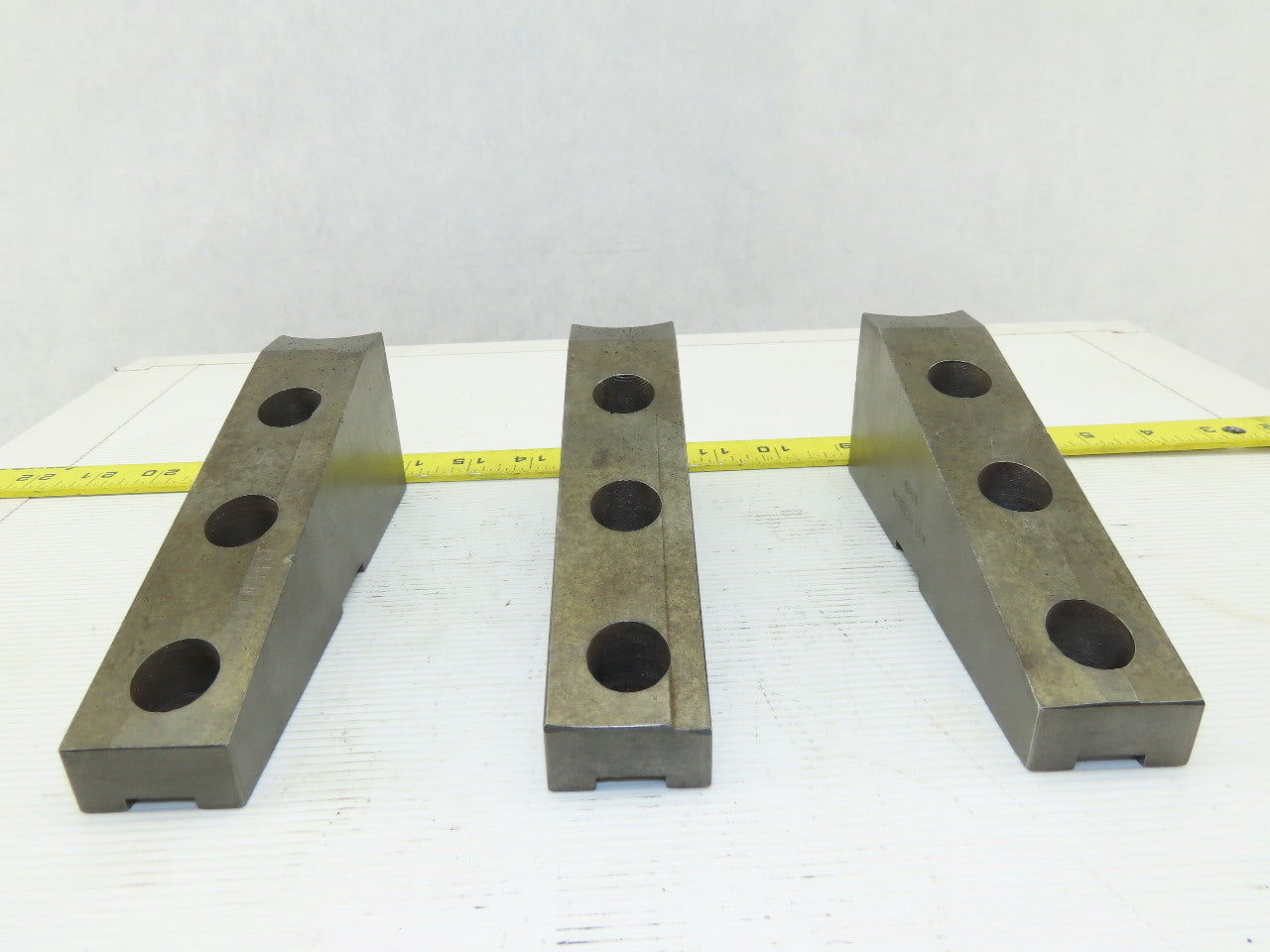 Huron W86003B LFM Lathe Chuck OD Step Soft Top Jaw Set Of 3