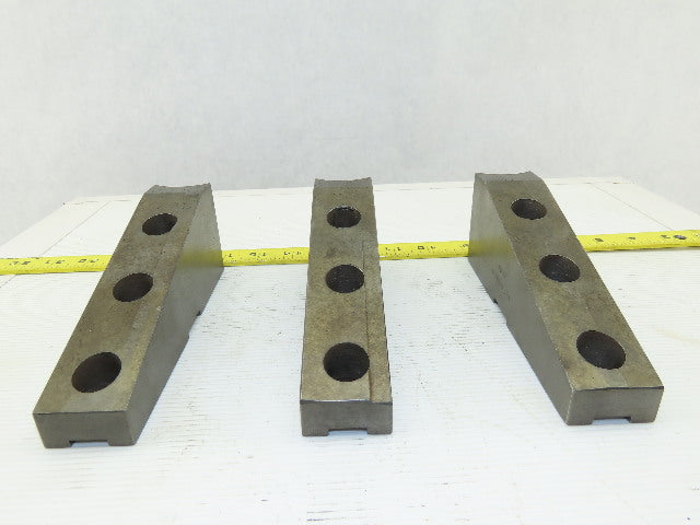 Huron W86003B LFM Lathe Chuck OD Step Soft Top Jaw Set Of 3