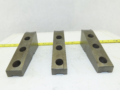 Huron W86003B LFM Lathe Chuck OD Step Soft Top Jaw Set Of 3