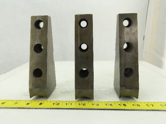 Huron W86003B LFM Lathe Chuck OD Step Soft Top Jaw Set Of 3