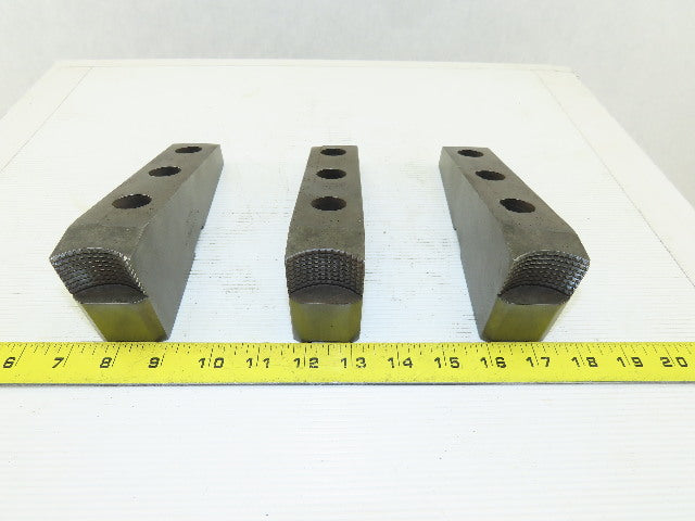 Huron W86003B LFM Lathe Chuck OD Step Soft Top Jaw Set Of 3