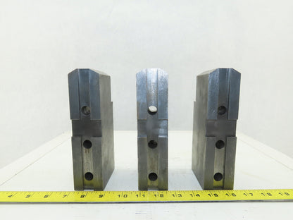 16mm Groove Width x 25mm Key Lathe Top Jaw 180mm OAL Set Of 3