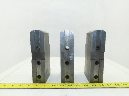 16mm Groove Width x 25mm Key Lathe Top Jaw 180mm OAL Set Of 3