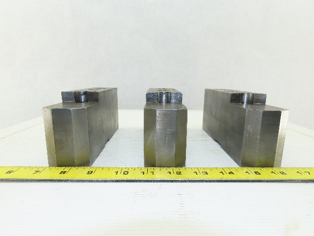 16mm Groove Width x 25mm Key Lathe Top Jaw 180mm OAL Set Of 3