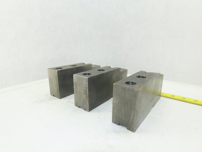 16mm Groove Width x 25mm Key Lathe Top Jaw 180mm OAL Set Of 3