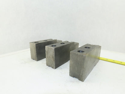 16mm Groove Width x 25mm Key Lathe Top Jaw 180mm OAL Set Of 3