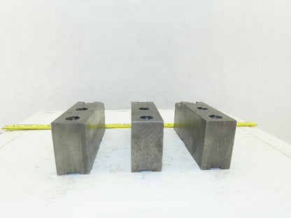 16mm Groove Width x 25mm Key Lathe Top Jaw 180mm OAL Set Of 3