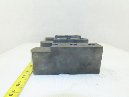 16mm Groove Width x 25mm Key Lathe Top Jaw 180mm OAL Set Of 3