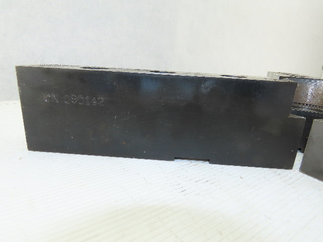 W890434 LFM 16mm Groove Width x 25mm Key Lathe Chuck Top Jaw 190mm OAL Set Of 3