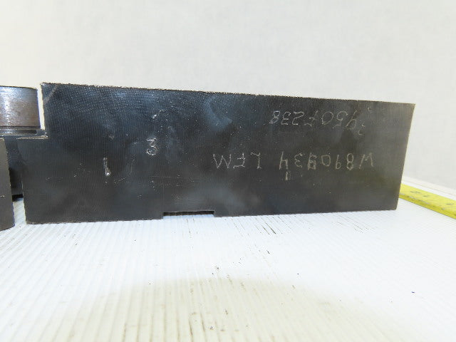 W890434 LFM 16mm Groove Width x 25mm Key Lathe Chuck Top Jaw 190mm OAL Set Of 3