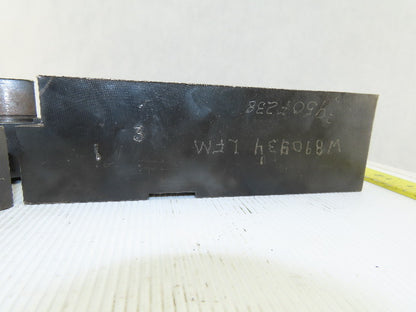 W890434 LFM 16mm Groove Width x 25mm Key Lathe Chuck Top Jaw 190mm OAL Set Of 3