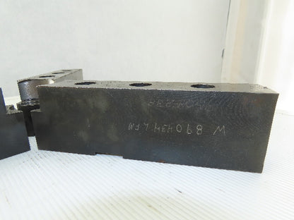W890434 LFM 16mm Groove Width x 25mm Key Lathe Chuck Top Jaw 190mm OAL Set Of 3