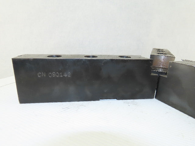 W890434 LFM 16mm Groove Width x 25mm Key Lathe Chuck Top Jaw 190mm OAL Set Of 3