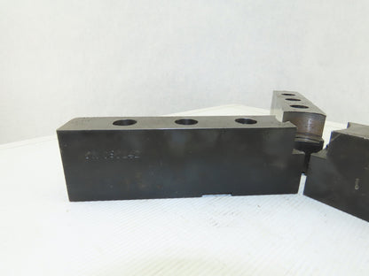 W890434 LFM 16mm Groove Width x 25mm Key Lathe Chuck Top Jaw 190mm OAL Set Of 3