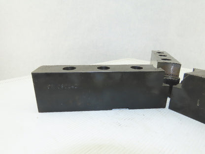 W890434 LFM 16mm Groove Width x 25mm Key Lathe Chuck Top Jaw 190mm OAL Set Of 3