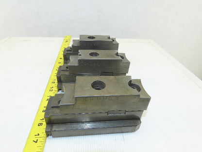Square Serrated Chuck Hard Master Jaw W/ Top Jaw See Info Set of 3