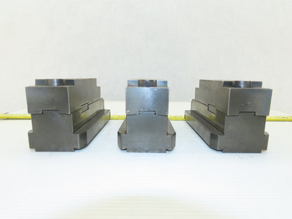 Square Serrated Chuck Hard Master Jaw W/ Top Jaw See Info Set of 3