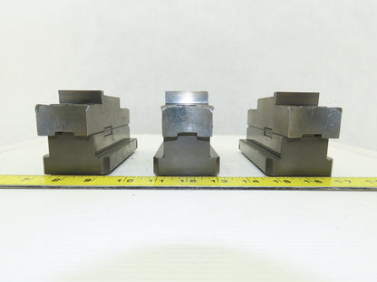 Square Serrated Chuck Hard Master Jaw W/ Top Jaw See Info Set of 3