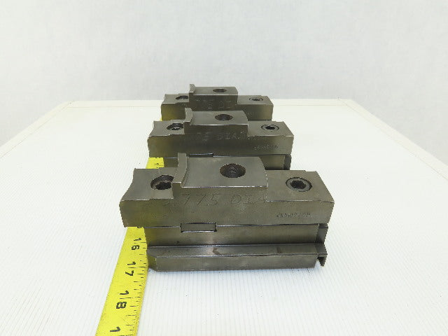 Square Serrated Chuck Hard Master Jaw W/ Top Jaw See Info Set of 3