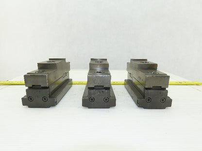 Square Serrated Chuck Hard Master Jaw W/ Top Jaw See Info Set of 3