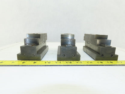 Square Serrated Chuck Hard Master Jaw W/ Top Jaw See Info Set of 3
