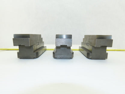 Square Serrated Chuck Hard Master Jaw W/ Top Jaw See Info Set of 3