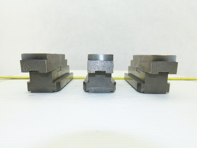 Square Serrated Chuck Hard Master Jaw W/ Top Jaw See Info Set of 3