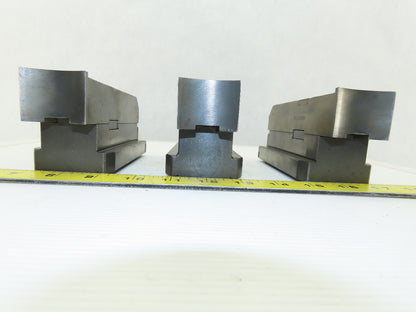 Square Serrated Chuck Hard Master Jaw W/ Top Jaw See Info Set of 3