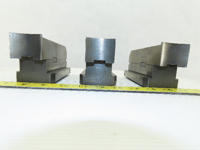 Square Serrated Chuck Hard Master Jaw W/ Top Jaw See Info Set of 3