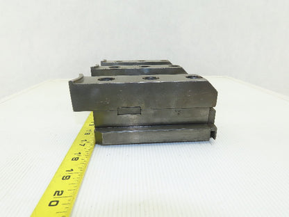 Square Serrated Chuck Hard Master Jaw W/ Top Jaw See Info Set of 3