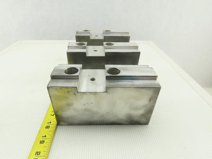 Aluminum Block Serrated Acme Master Key Style Chuck Jaw See Info Lot Of 3