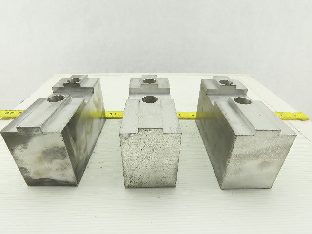 Aluminum Block Serrated Acme Master Key Style Chuck Jaw See Info Lot Of 3