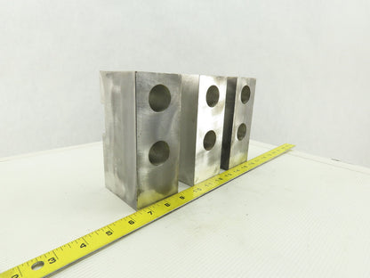 Aluminum Block Serrated Acme Master Key Style Chuck Jaw See Info Lot Of 3