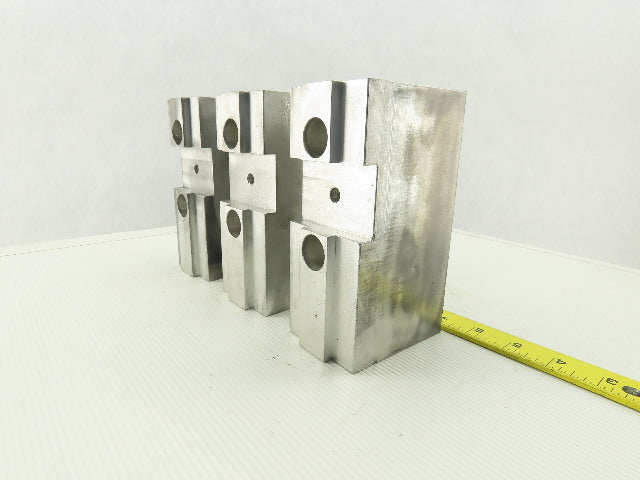 Aluminum Block Serrated Acme Master Key Style Chuck Jaw See Info Lot Of 3