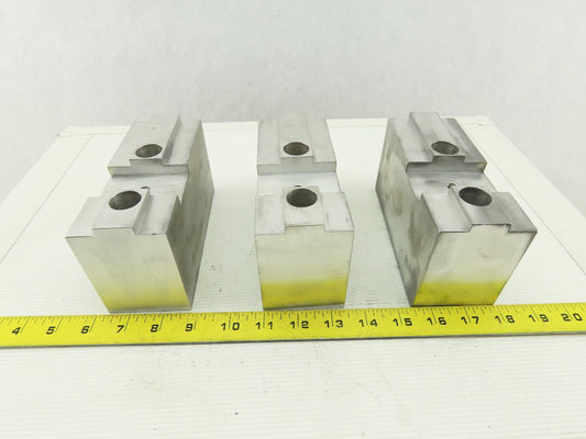 Aluminum Block Serrated Acme Master Key Style Chuck Jaw See Info Lot Of 3