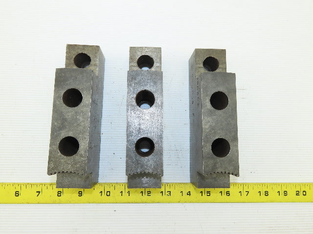 Serrated Square Key Soft Steel Lathe Chuck Jaw See Info Lot Of 3