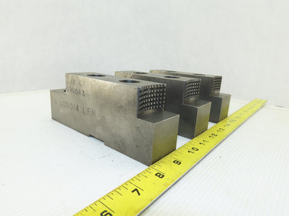 Serrated Square Key Soft Steel Lathe Chuck Jaw See Info Lot Of 3