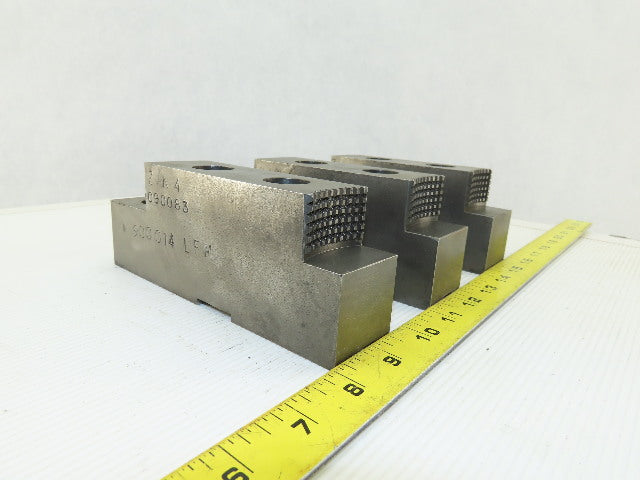 Serrated Square Key Soft Steel Lathe Chuck Jaw See Info Lot Of 3